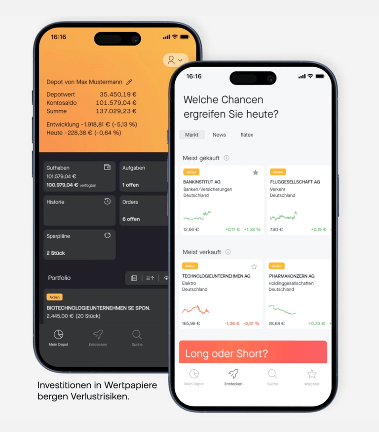 flatex next als App