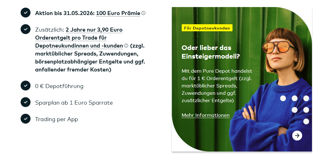 comdirect Depot 2026 mit Prämie, Orderaktion und vollem Funktionsumfang