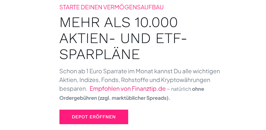 Sparpläne von Finanzen.net Zero - mehr als 10.000 Produkte ohne Ausführungsgebühr