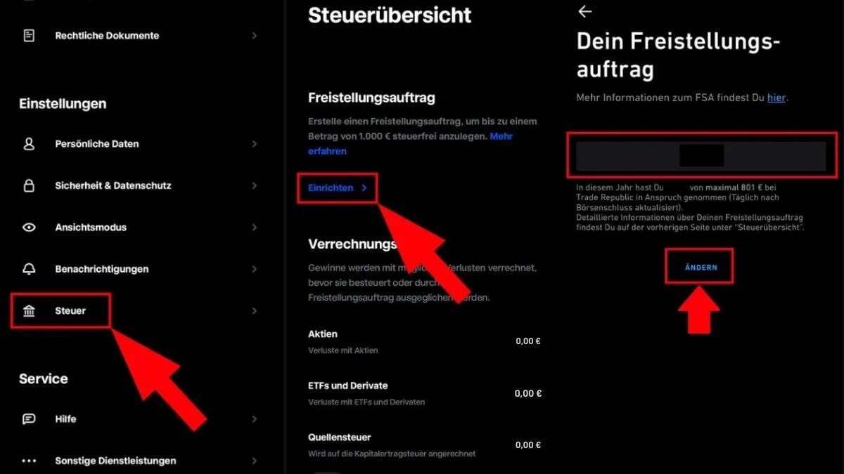 Trade Republic Freistellungsauftrag 