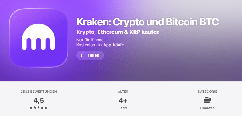 Kraken Rezensionen Apple Play Store