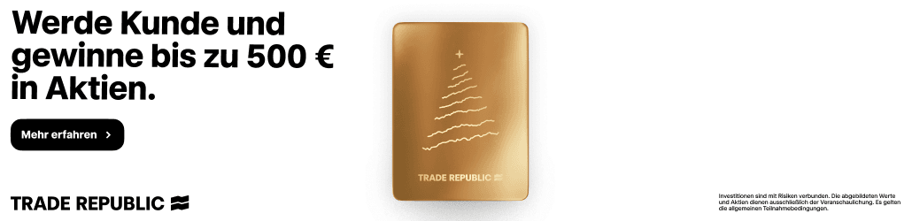 Neukundenprämie Trade Republic 