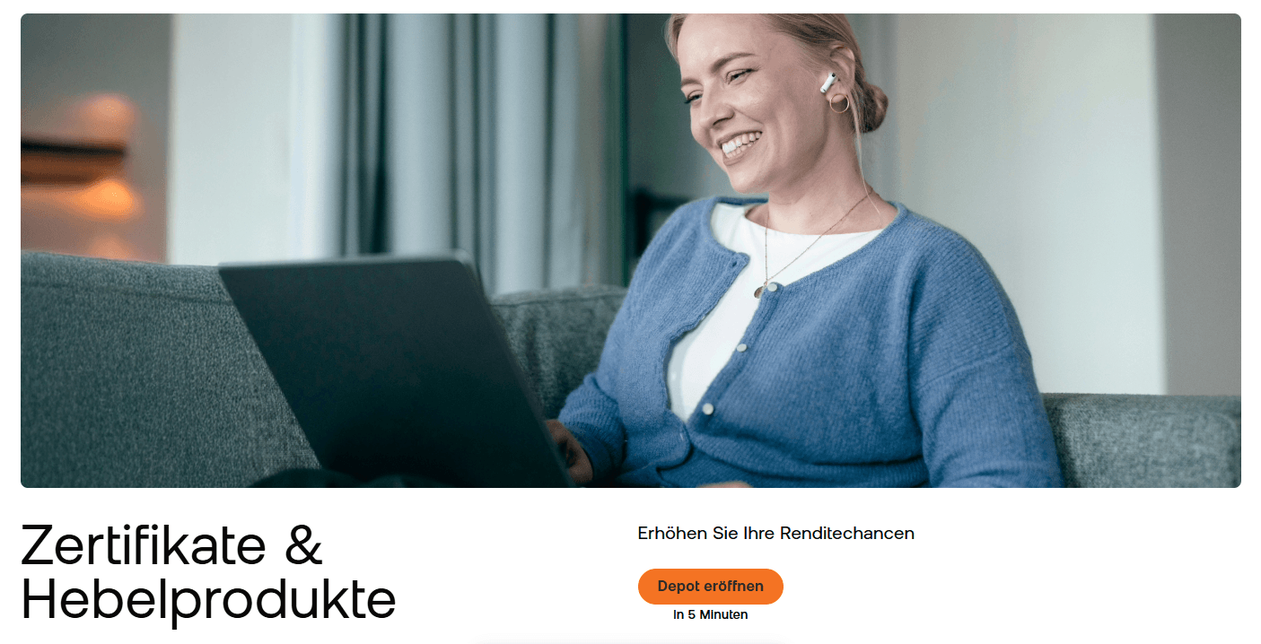 flatex Hebelprodukte 2026 mit 2,1 Millionen Zertifikaten und CFD-Handel