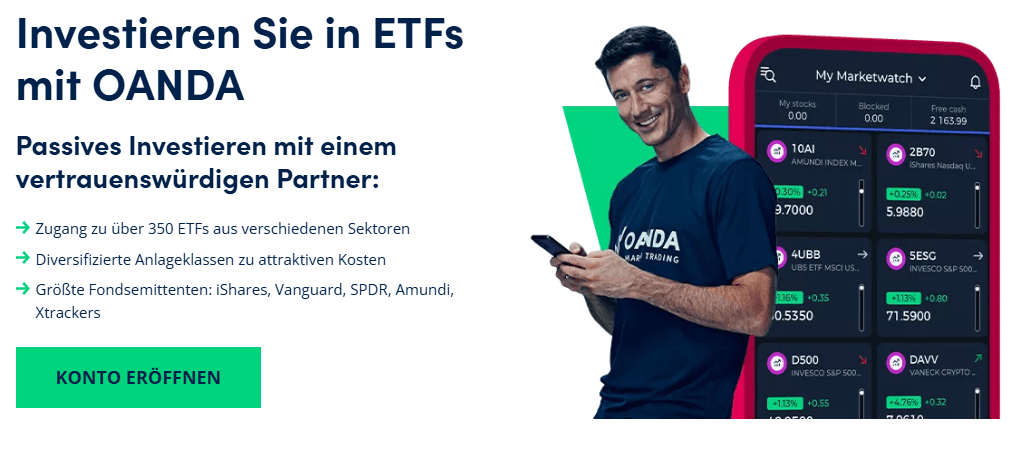 ETFs beim Oanda