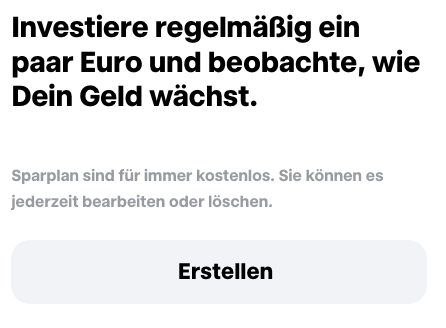 Sparplan bei Trade Republic erstellen