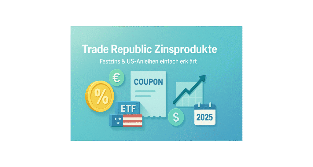 Trade Republic Zinsprodukte: US-Anleihen und Festzins. Jetzt erwerben!