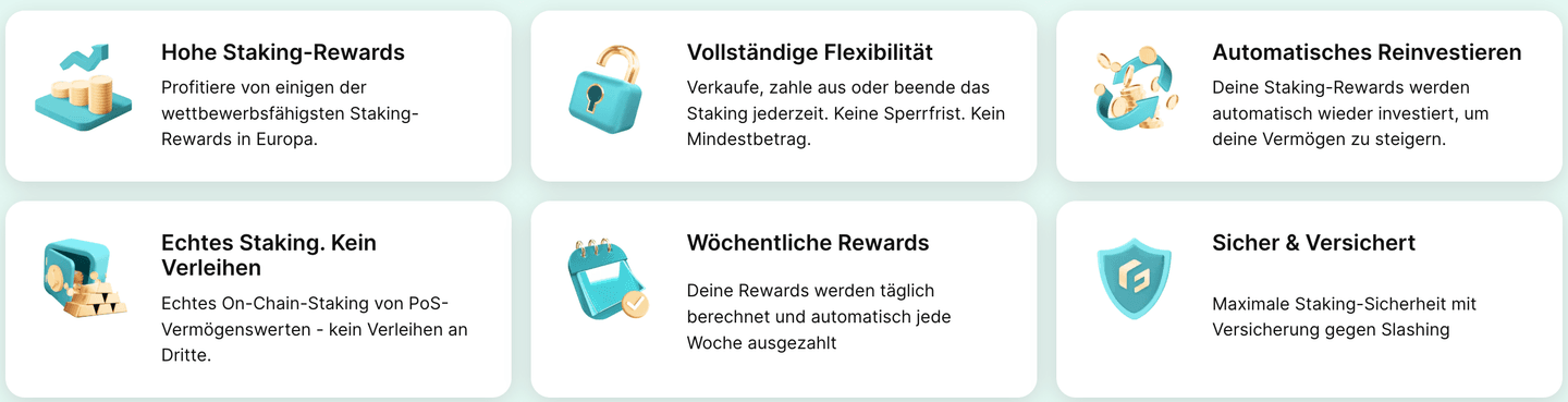 Schutzmechanismen Finst Staking