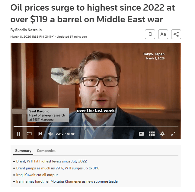 Aktueller Brent- und WTI-Preis