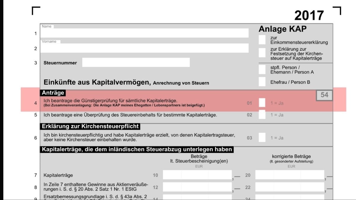 Anlage KAP — Kapitalerträge ohne inländischen Steuerabzug bei ausländischem Broker angeben