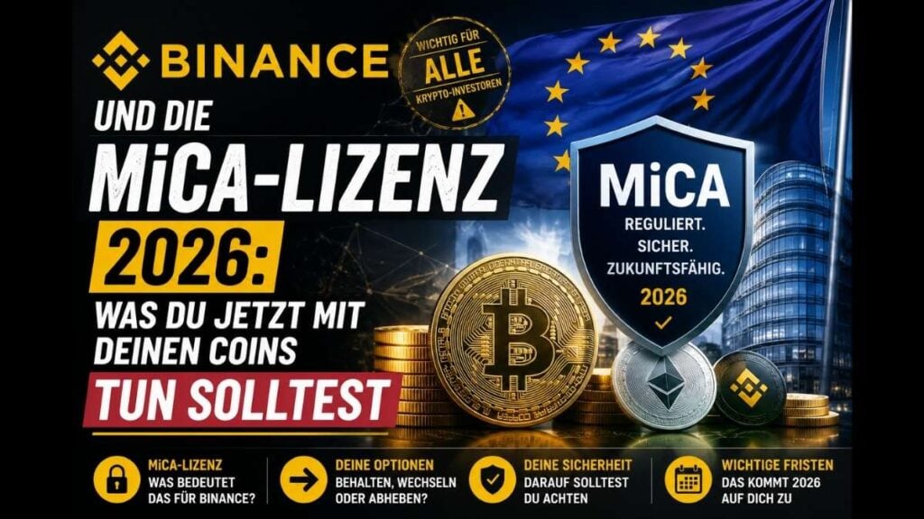 Binance und die MiCA-Lizenz 2026 — was Anleger mit ihren Krypto tun sollten