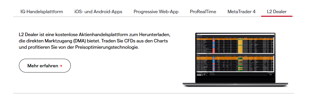 IG Handelsplattformen