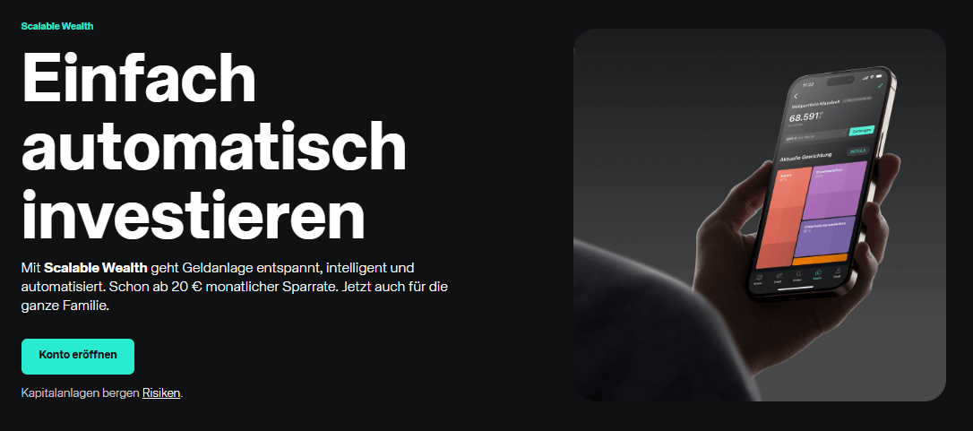 Robo-Advisor beim Scalable Capital: Scalable Wealth