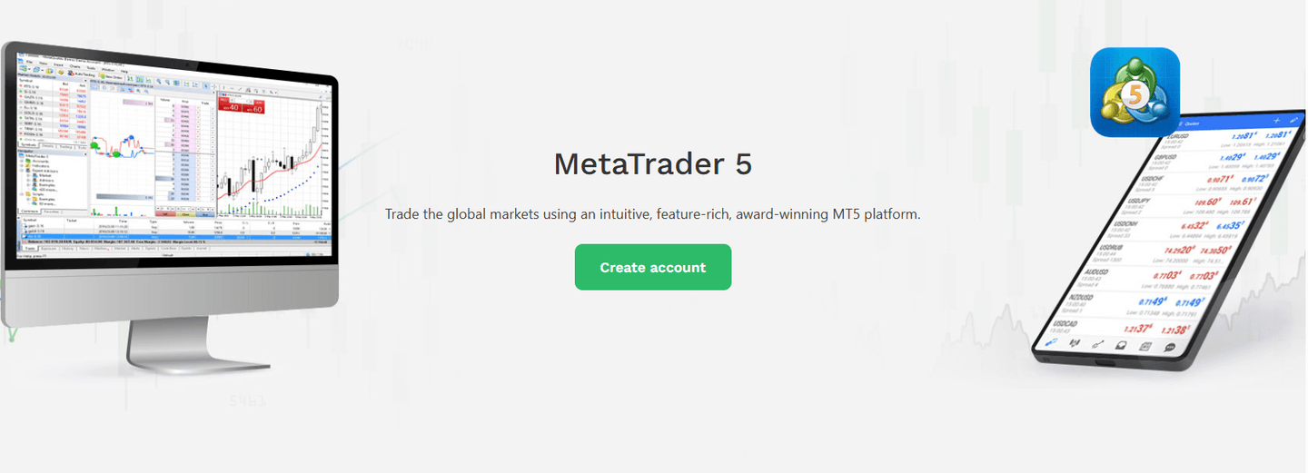Meta Trader 5 beim Eightcap