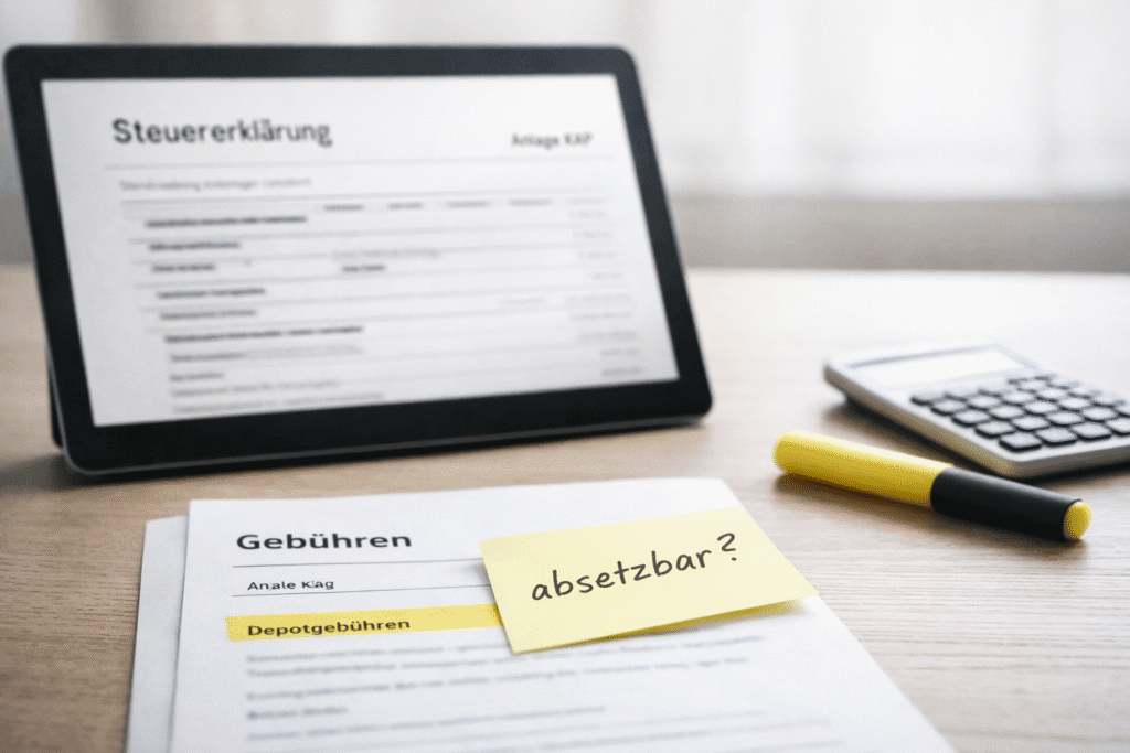 Depotgebühren steuerlich absetzbar