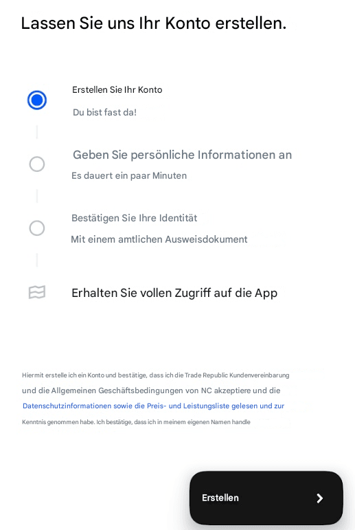 trade republic konto erstellen
