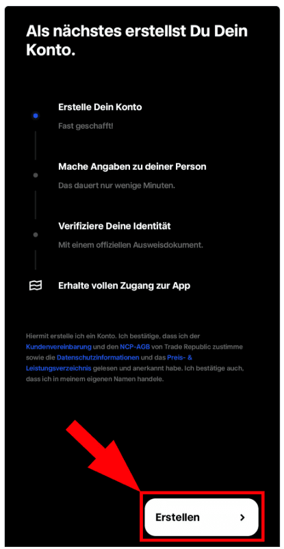 trade republic konto erstellen