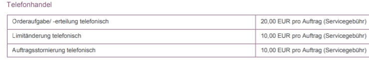 Onvista Telefonhandel