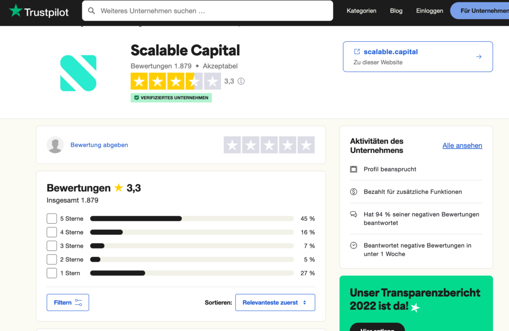 scalable capital trustpilot