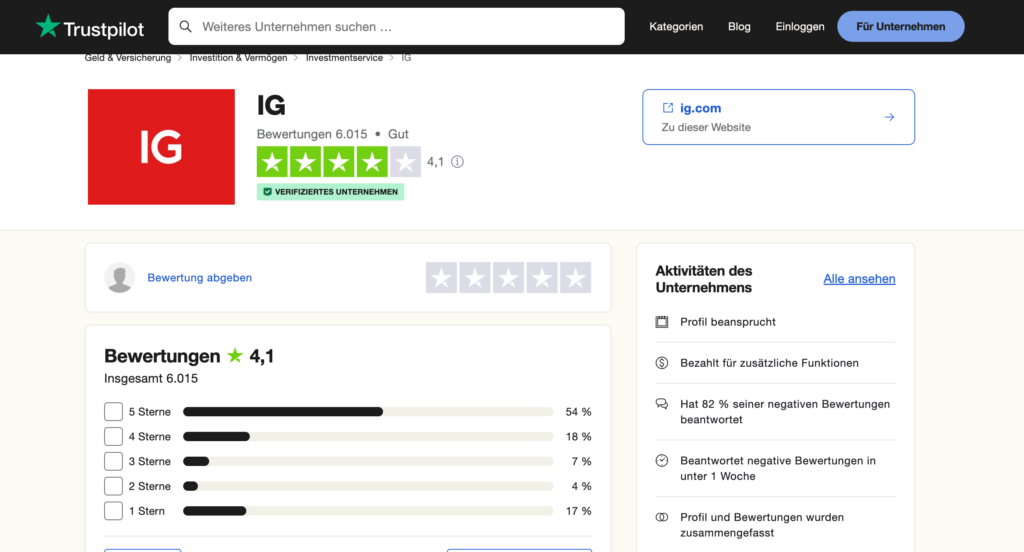 ig broket trustpilot