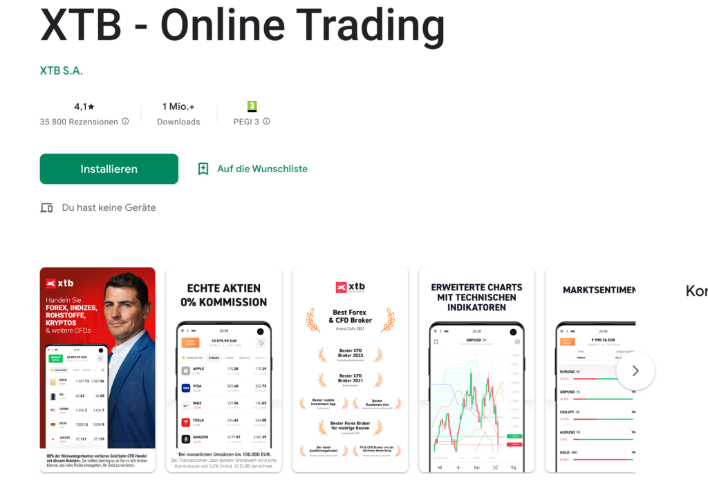xtb google play