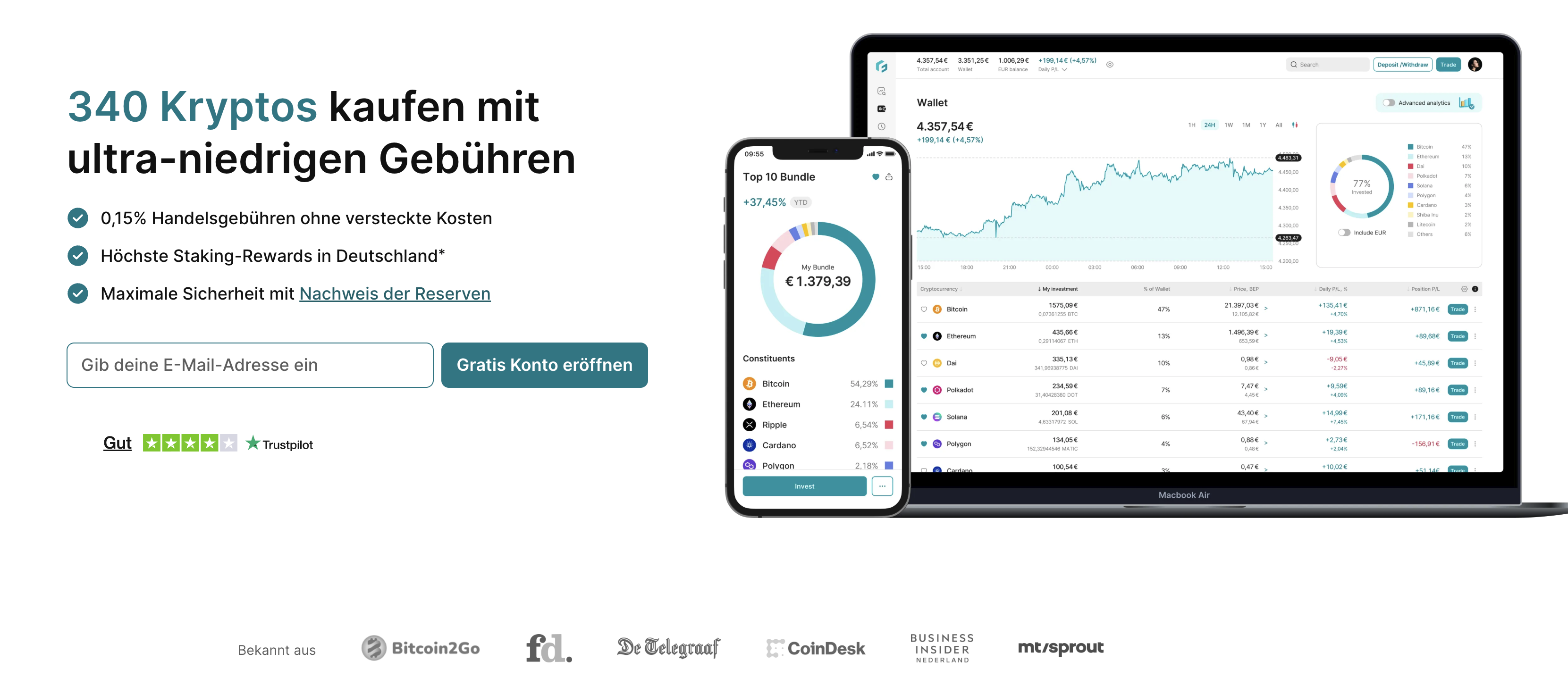 Krypto-Broker Vergleich 2026: Die besten Börsen im Test